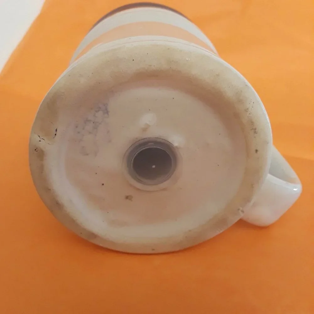 REPLACEMENT SALT OR PEPPER SHAKER - DRIP GLAZE CERAMIC - 5-HOLE TOP - 5.5